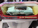 1950 Chevy Bel Air Teal Diecast MOTORWORKS 1:18 NEW Collectible Toy (N-TOP)
