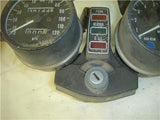 1975 KZ400 K4 400 KAWASAKI SPEEDOMETER TACHOMETER GAUGE PILOT BOX USED WG-20 (Q4)