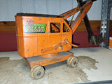 1950'S BUDDY L STEAM SHOVEL HEAVY PRESSED STEEL USED Toy (9324-20 ts-a3)