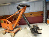 1950'S BUDDY L STEAM SHOVEL HEAVY PRESSED STEEL USED Toy (9324-20 ts-a3)