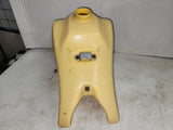1982 YAMAHA YZ125 YZ 125 Yellow FUEL GAS TANK PLASTIC USED 6126-22 DONN-A8