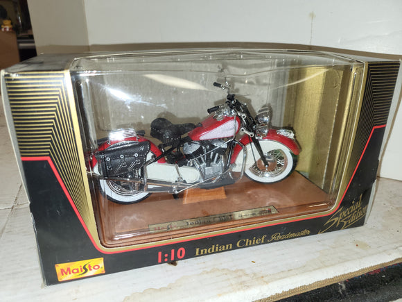 Maisto Indian Chief Roadmaster 1:10 scale NEW Collectible Toy (92424-22 ts-wire3b)