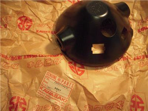 23005-044 1974-79 KE125 KS125 NOS KAWASAKI HEADLIGHT BUCKET FLAT BLACK (red140)