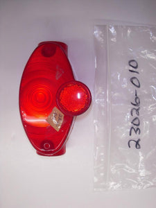 23026-010 1969-71 H1 500 TRIPLE G3 G4 F4 F5 F6 F7 F9 A1 A7 NOS KAWASAKI LENS TAIL LIGHT (RED118)