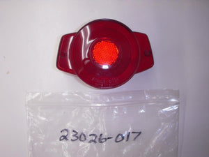 23026-017 1967-69 A1 250cc A7 350cc NOS KAWASAKI Tail Light LENS (RED118)