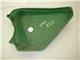 1974 G4 100 KAWASAKI GREEN RIGHT Body Side Cover Used WSC-232 (U1/2)