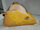 1983 YAMAHA YZ80 YZ 80 Yellow FUEL GAS TANK PLASTIC USED 6126-23 DONN-A7