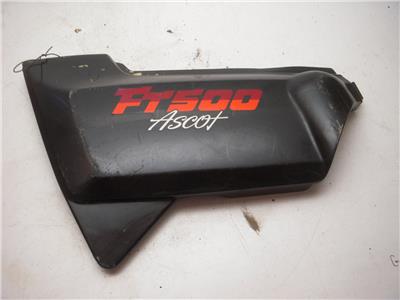 1982 FT500 ASCOT 500 SINGLE HONDA LEFT SIDE COVER USED SC-240 (L-TOP)