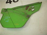 1990-91 Kx125 125 KAWASAKI LEFT Body Side Cover Used WSC-248 (u1-2)