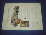 PIERCE ARROW DELUXE 8/12'S AUTOMOTIVE ADVERTISEMENT AD PRINT USED AD-24 COLLECTIBLE (f17)
