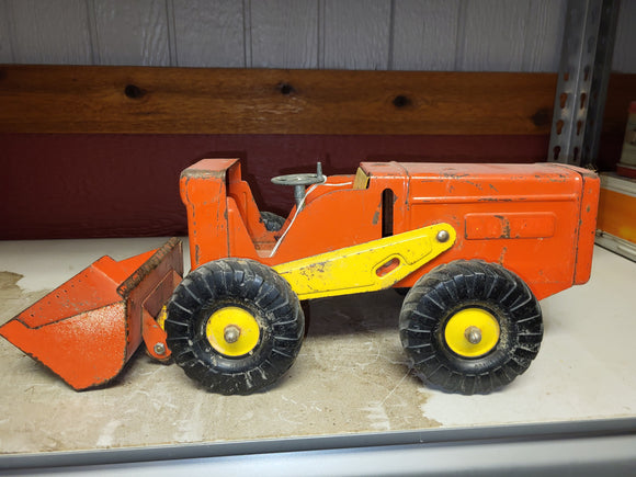 1950'S NYLINT ROAD CONSTRUCTION HOUGH PAYLOADER BUCKET 16 INCH USED Toy (9324-25 ts-a3)