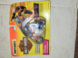 #73360 MATCHBOX HARLEY DAVIDSON STUNT MOTORCYCLE Vintage USED COLLECTIBLE TOY (M15)