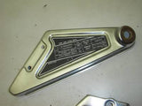 1982 Kawasaki KZ305 LTD Belt Drive LOWER FRAME COVERS Used K2871-26 (M14)
