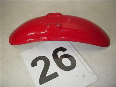 1985 XJ700 XJ700X 700 YAMAHA RED FRONT FENDER 42X USED 12821-26 (DONN-C2)