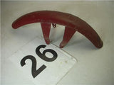 1967-72 AMF HD SPRINT 250 350 FRONT FENDER PRIMER ORANGE Used GF-26 (S2)