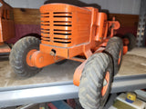 1950'S DOEPKE MODEL HEAVY PRESSED STEEL ROAD GRADER USED Toy (9324-26 ts-a3)