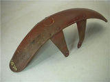 1967-72 AMF HD SPRINT 250 350 FRONT FENDER PRIMER ORANGE Used GF-26 (S2)
