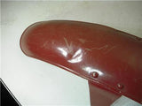1967-72 AMF HD SPRINT 250 350 FRONT FENDER PRIMER ORANGE Used GF-26 (S2)