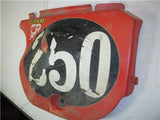 1978-79 CR250 250 ELSINORE HONDA RIGHT Body Side Cover Used WSC-271 (u1-2)