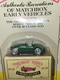 #19 MATCHBOX ORIGINALS EARLY VEHICLES MG MIDGET Vintage USED COLLECTIBLE TOY (M15)