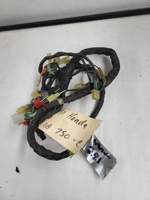 1981 CB750C CUSTOM HONDA ELECTRICAL WIRE HARNESS USED WWW-281 (k34-36)