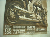 2002 YAMAHA STAR DAYS FEED THE CHILDREN MOTORCYCLE POSTER USED PO-296 COLLECTIBLE (f17)