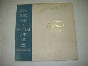 TENNESSEE ERNIE FORD SING A SPIRITUAL WITH ME CAPITOL TA0434 Record Vinyl Cover COLLECTIBLE (j16-17)