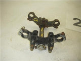 1974-76 KZ400 KAWASAKI UPPER LOWER TRIPLE TREE USED WTREE-2 (Q5-BIN1)