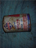 SKELLY TAGOLENE HEAVY DUTY OIL VINTAGE EMPTY TIN QUART CAN USED COLLECTIBLE TIN (c58-oil2c)