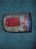 SKELLY TAGOLENE HEAVY DUTY OIL VINTAGE EMPTY TIN QUART CAN USED COLLECTIBLE TIN (c58-oil2c)