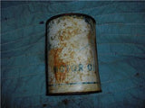 CARTER X-TRA OIL VINTAGE EMPTY TIN QUART CAN USED COLLECTIBLE TIN (c58-oil2f)