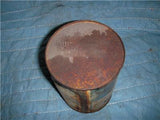 CARTER X-TRA OIL VINTAGE EMPTY TIN QUART CAN USED COLLECTIBLE TIN (c58-oil2f)
