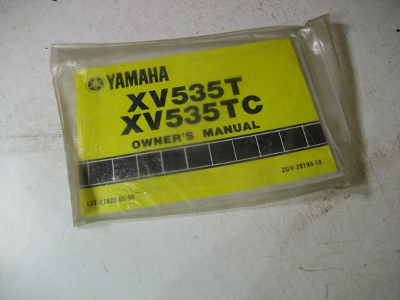 1987 XV535 T/TC YAMAHA OWNERS MANUAL 2GV-28199 BOOK (blue-2)