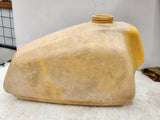 1979-80 Suzuki RM400 RM250 Large Yellow FUEL GAS TANK PLASTIC USED 6126-30 DONN-A6