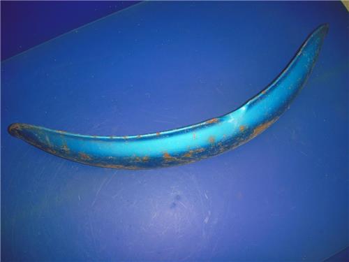 1973 Honda SL350 SL 350 Blue Steel FRONT FENDER Mud Guard USED FF-310 (c1)