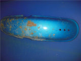 1973 Honda SL350 SL 350 Blue Steel FRONT FENDER Mud Guard USED FF-310 (c1)
