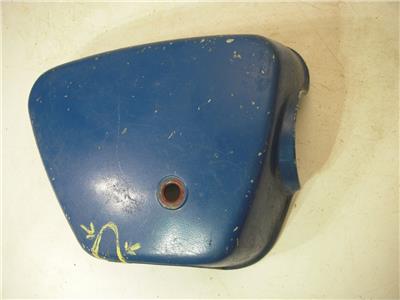 1968-69 CB350 CL350 HONDA BLUE RIGHT SIDE COVER AIR CLEANER USED SC-317 (L-TOP)