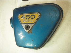 1968-69 CB450 HONDA TEAL LEFT SIDE COVER AIR CLEANER USED SC-333 (L-TOP)