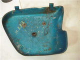 1968-69 CB450 HONDA TEAL LEFT SIDE COVER AIR CLEANER USED SC-333 (L-TOP)