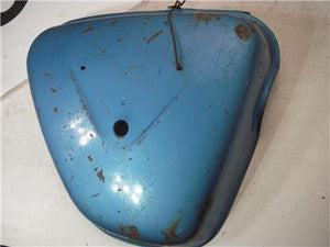 1972-74 CB450 CL450 HONDA LIGHT BLUE RIGHT SIDE COVER AIR CLEANER USED SC-334 (L-TOP)