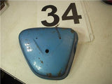 1972-74 CB450 CL450 HONDA LIGHT BLUE RIGHT SIDE COVER AIR CLEANER USED SC-334 (L-TOP)