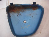 1972-74 CB450 CL450 HONDA LIGHT BLUE RIGHT SIDE COVER AIR CLEANER USED SC-334 (L-TOP)