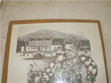 1988 BMW VINTAGE FALL FESTIVAL AUTOGRAPHED HAVARD MOTORCYCLE POSTER USED PO-335 COLLECTIBLE (f17)