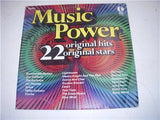 MUSIC POWER 22 ORIGINAL SONGS & ARTISTS K-TEL TU234 Record Vinyl Cover COLLECTIBLE (j16-17)