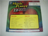 MUSIC POWER 22 ORIGINAL SONGS & ARTISTS K-TEL TU234 Record Vinyl Cover COLLECTIBLE (j16-17)