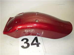 1999-06 VT600 VLX 600 SHADOW HONDA REAR MAROON FENDER KW9 USED 12821-34 (DONN-C2)