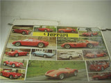 1947-68 FERRARI AUTO POSTER 38X25 USED PO-34 COLLECTIBLE (f17)