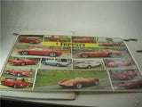 1947-68 FERRARI AUTO POSTER 38X25 USED PO-34 COLLECTIBLE (f17)