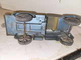 HUBLEY BLUE STAKEBED TRUCK 11" AS IS TOY used Collectible (9324-34 ts-wire2A)