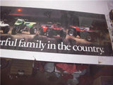 The Most Powerful Family in Country Kawasaki POSTER USED 24x77 PO-353 COLLECTIBLE (f17)